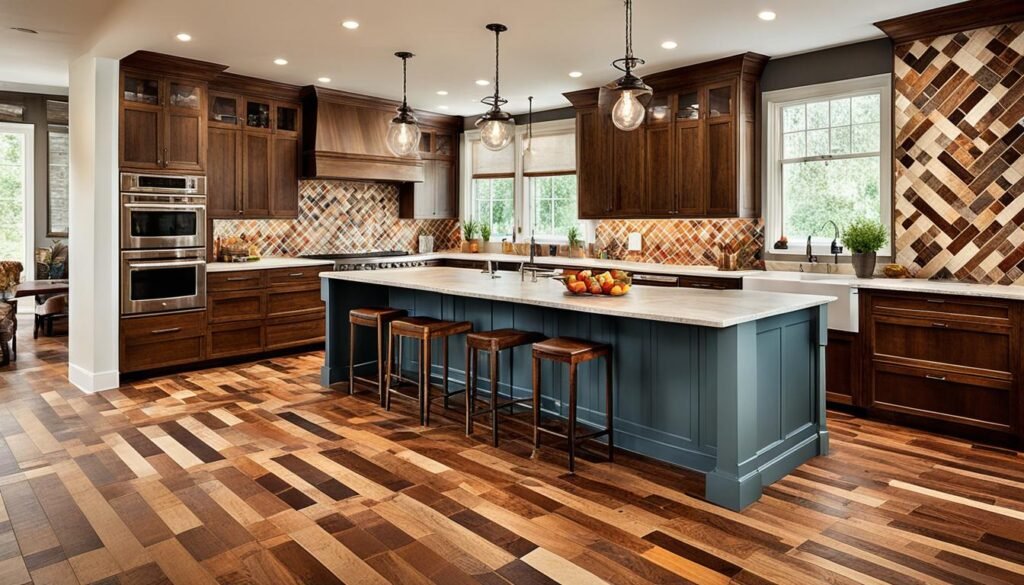 Eclectic kitchen flooring options