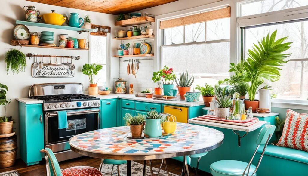 Eclectic kitchen furniture