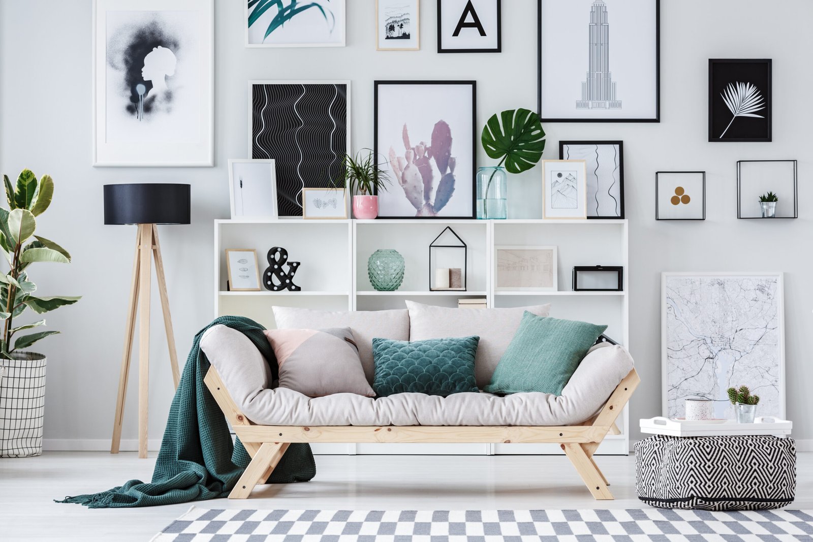 gallery wall art ideas in living room