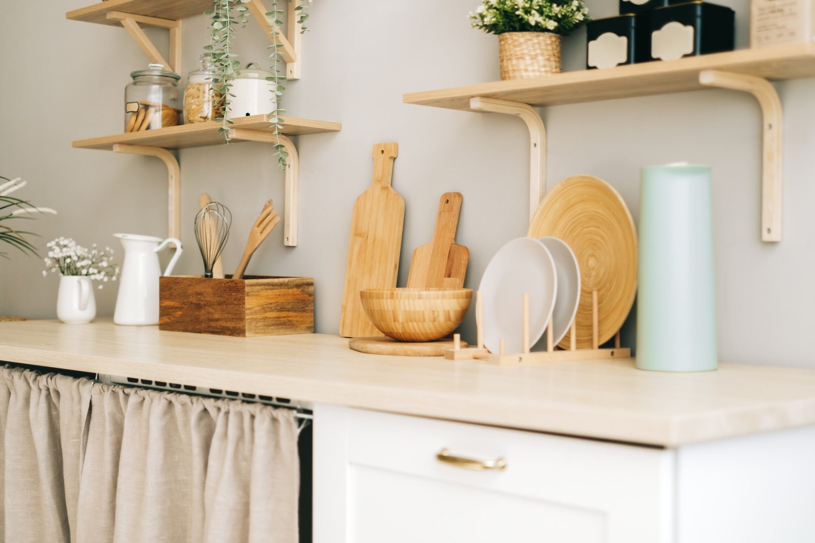 open shelving